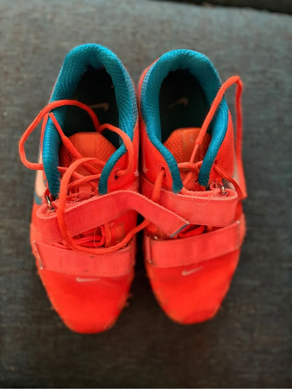 Nike orange blue